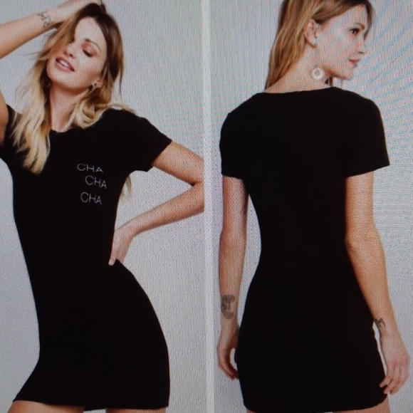 Wildfox Dresses & Skirts - Wildfox lounge cha cha pointe black dress small